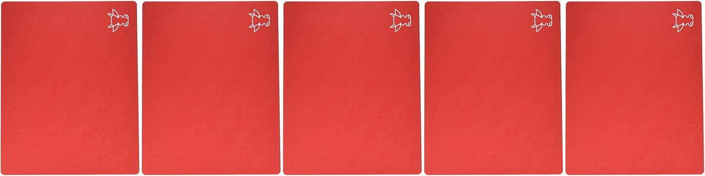 New Star Foodservice Flexible Cutting Board Set, Assorted Colors, BPA-Free Plastic, 6 Count