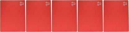 New Star Foodservice Flexible Cutting Board Set, Assorted Colors, BPA-Free Plastic, 6 Count