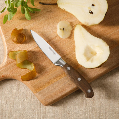 Bloomhouse - Two Time Oprah's Favorite Things Winner - 5" Utility Boning Kitchen Knife German Stainless Steel Blade w/Forged Italian Olive Wood Handle Full Tang for Meat Poultry & Precision Cutting