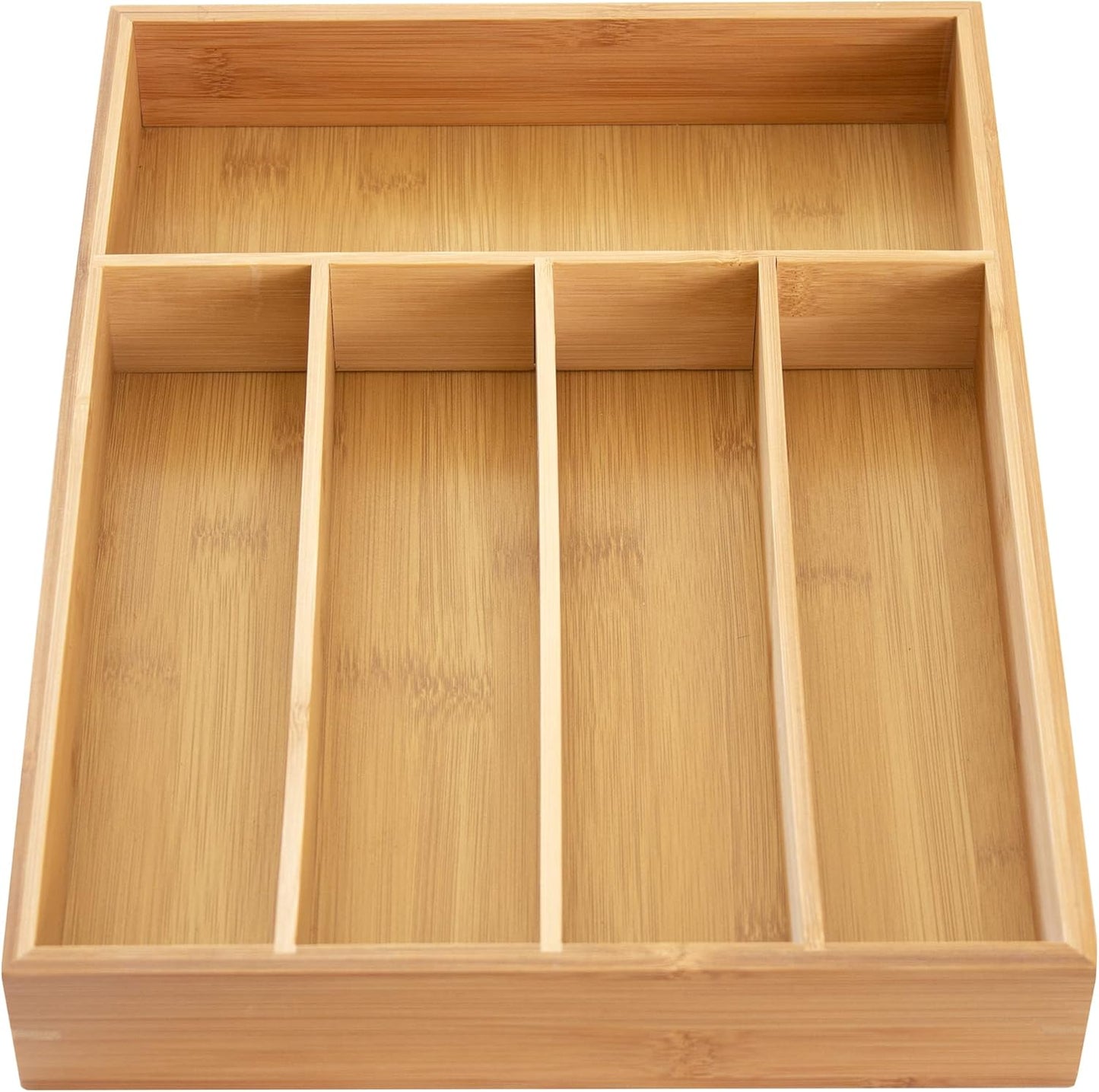 Totally Bamboo Flatware and Utensil Drawer Organizer