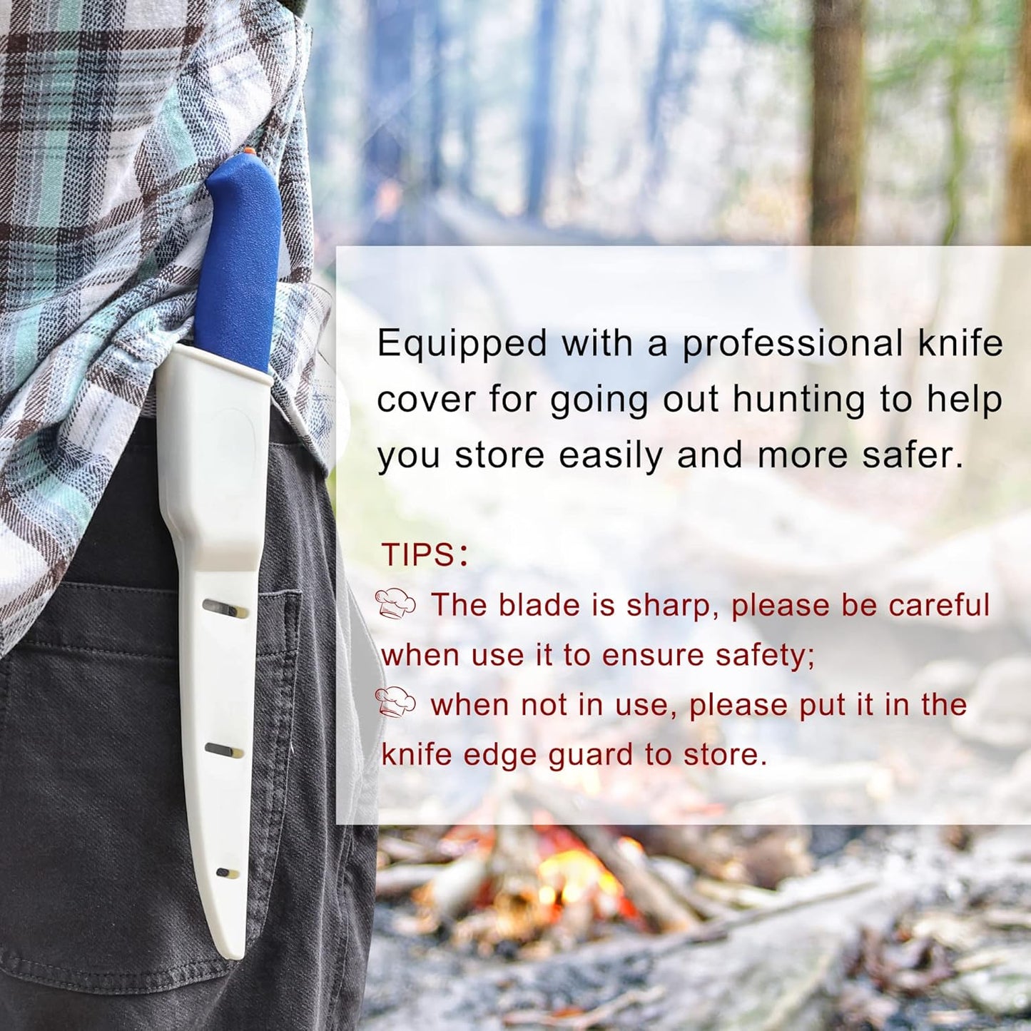 6 Inch Flexible Curved Boning Knife With Non-Slip Softgrip & Sharp Blade For Meat or Fish Deboning Filleting, For Kitchen Home Restaurant, X50CrMoV15 Stainless Steel