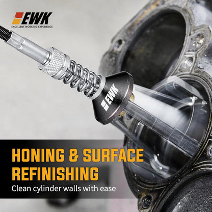 EWK 2" to 7" 3 Stones Engine Cylinder Hone Tool Adjustable Cylinder Deglazer Piston Honer 220 Grit