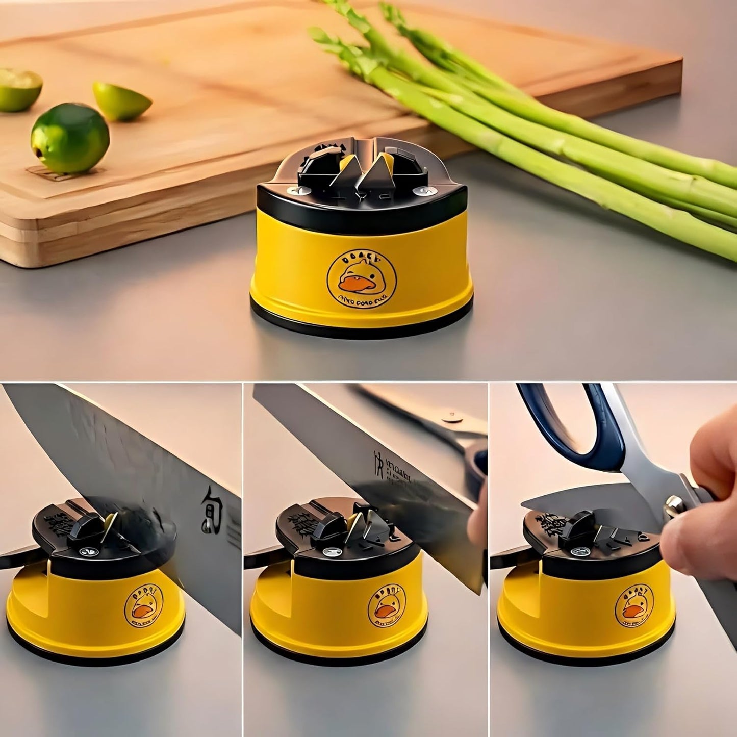 sharpening stone, Knife Sharpening with Diamonds and Ceramic for Steel of Any Hardness,Vacuum Suction Base,for Kitchen Counter, 2-Sided Whetstone with Angle Guide for Home & Professional Chefs
