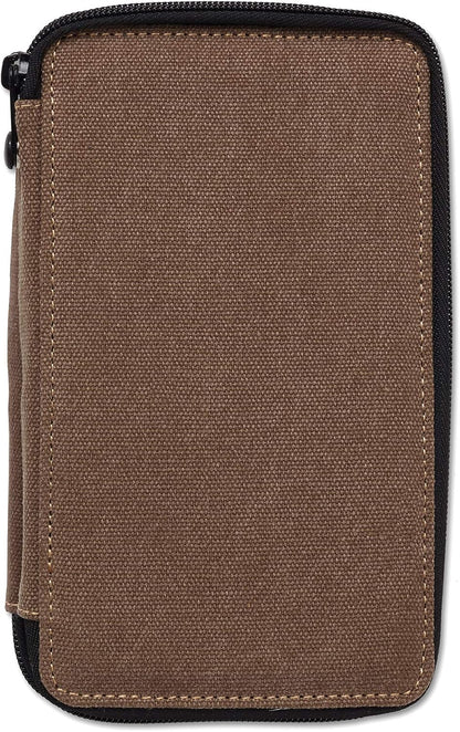 Speedball Art Products 254240 24 Pencil Storage Canvas Pencil Case, Denim