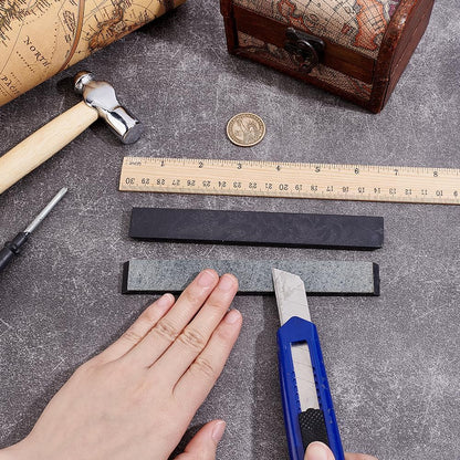 Rectangular Stropping Honing Strop Sharpener Cowhide Leather Strop Sharpening Stone Cowhide Leather Sharp Edges Strop Polishing Woodcarving Tools for Knife Sharpening Polish