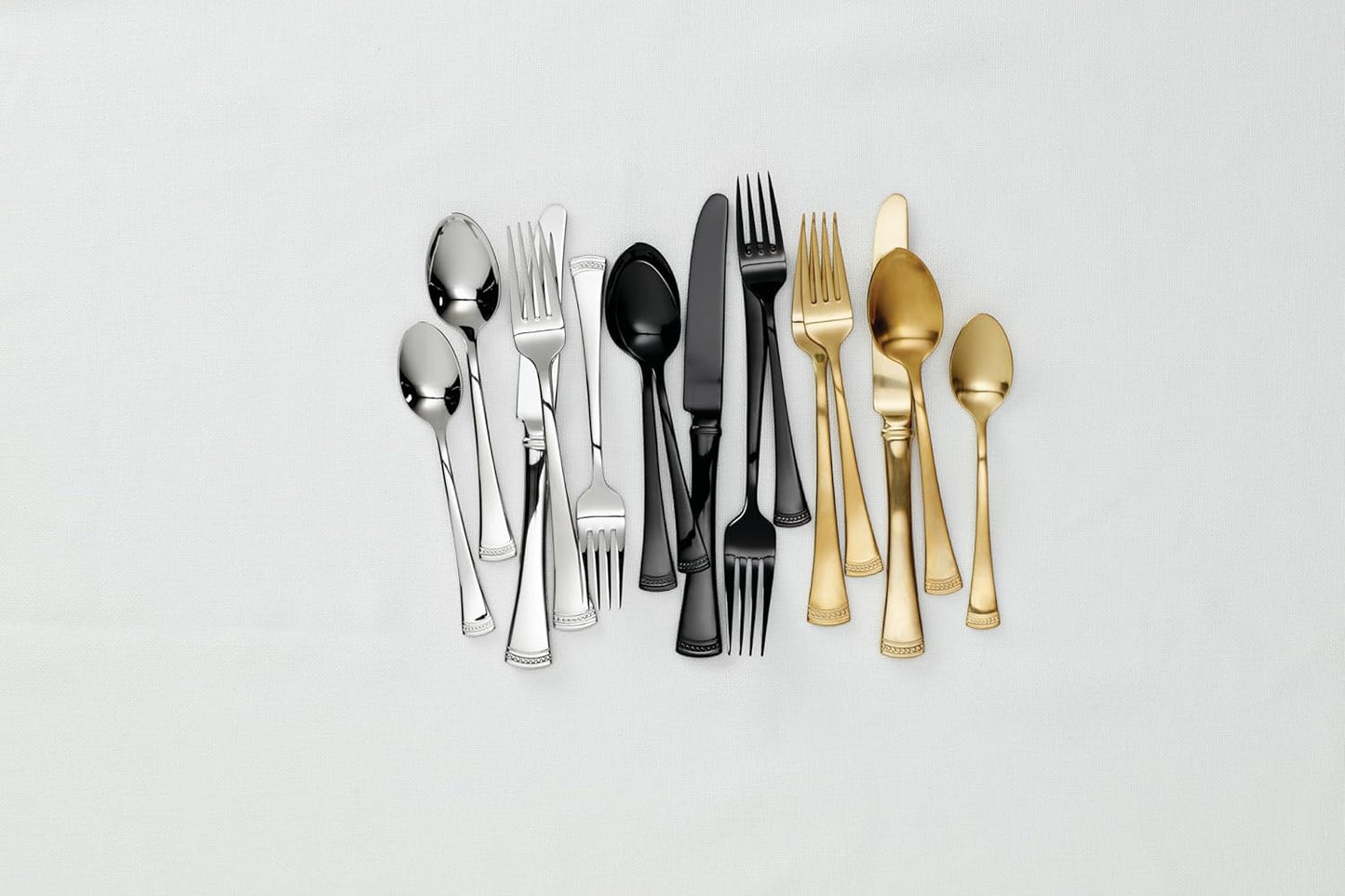 Lenox Silverware Set, Portola 12-Piece Steak Knife Flatware Set, Service For 12, Made Of 18/10 Stainless Steel, Dishwasher Safe, Home And Kitchen Utensils, Knives, Cutlery (Silver, 12 Piece)