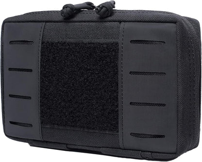 Azarxis Tactical Mini Belt Pouches, Multi-Purpose Small Battery Case Compact Utility EDC Card Slot Holder Waist Bags Military Molle Pack Sundries Storage Pack