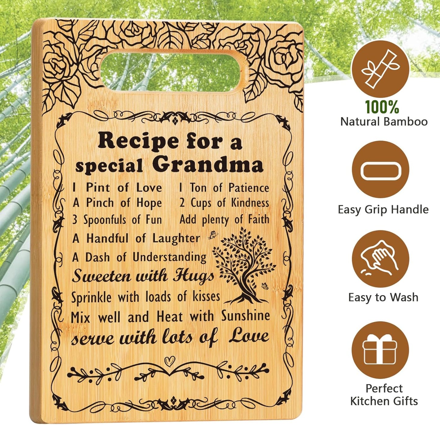 2026 Retirement Gifts for Woman,Cutting Board Set Retrement Gift for Women Nurse Teacher Coworker Leaving Going Away Farewell Gift for Retired Colleague Leader Friend, Recipe for a Great Retirement