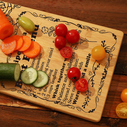 2026 Retirement Gifts for Woman,Cutting Board Set Retrement Gift for Women Nurse Teacher Coworker Leaving Going Away Farewell Gift for Retired Colleague Leader Friend, Recipe for a Great Retirement