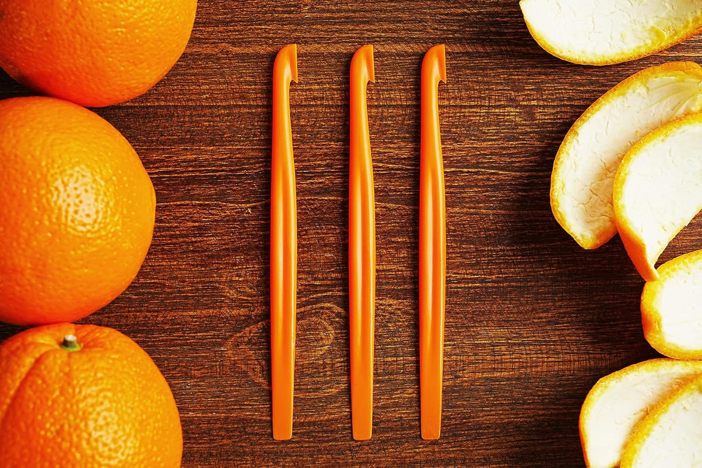 New Talent 6 Orange Peeler Set Orange Peeler Easy Open Citrus Lemon Citrus Peeler Cutter Vegetable Slicer Fruit Tools Kitchen Gadgets(Neon Bright Color)