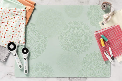 Cricut Self Healing Cutting Mat - Mat for use with TrueControl Knife, Rotary Cutter, Craft Knife, Xacto Knife - 12" x 12", Decorative, 2X Healing, Extra-Thick Cricut Cutting Mat, Rose