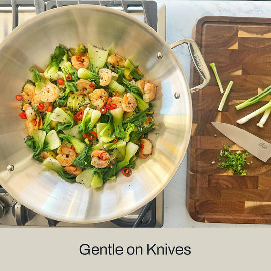 All-Clad Forged German Stainless Steel Curved Paring Knife 3.5 Inch, Fully Forged, Expert Precision, Home Kitchen Knife, Cook Tool, Kitchen Tool, Cookware Utensil, Ultra Sharp Knives