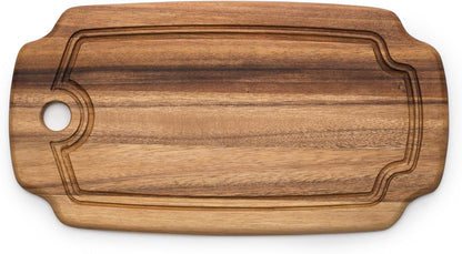 Ironwood Bowery End Grain Cheese and Charcuterie Board, One Size, Acacia Wood
