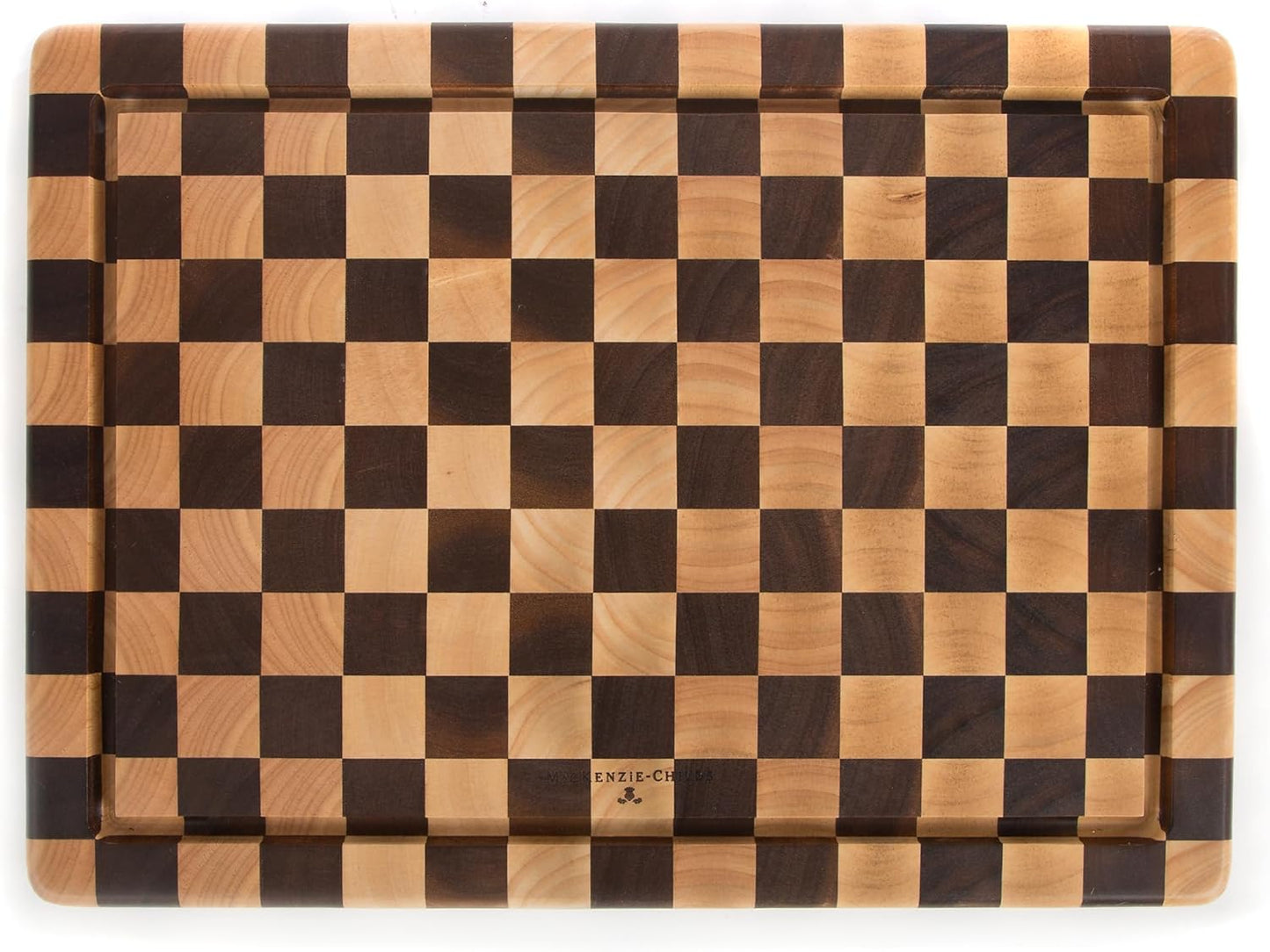 MACKENZIE-CHILDS Check Carving Board, Decorative Wooden Cutting Board, 13 Inches x 17 Inches