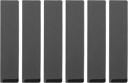 uxcell 2 Pcs Knife Tip Guards 6.5"x 2" ABS Knife Cover Sleeves Knife Case Blade Protector Universal Knife Sheath for Home Kitchen Knife, Black