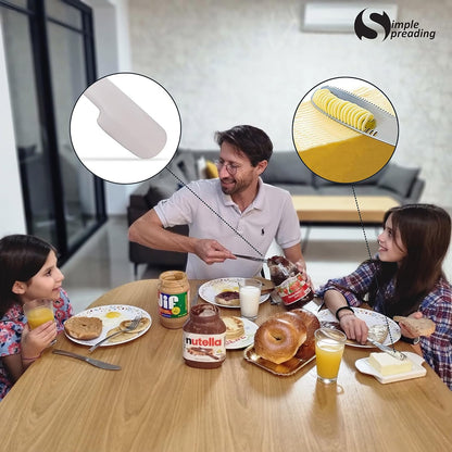 Simple preading Stainless Steel Spatula Spreader Knife, Peanut Butter and Jelly, Chocolate or Strawberry Jam Stirrer & Jar Scraper 11.5" Multifunction Stir & Scrape BIG Jars - Spread with Clean Hands