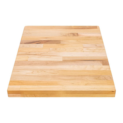 DuraSteel Solid Wood Table Top - 24 x 24 Butcher Block Countertop - Natural Maple Slab Wood Cutting Board for Kitchen Workbench Desk Top, Large Charcuterie Boards Counter Round Chopping Wooden Bamboo