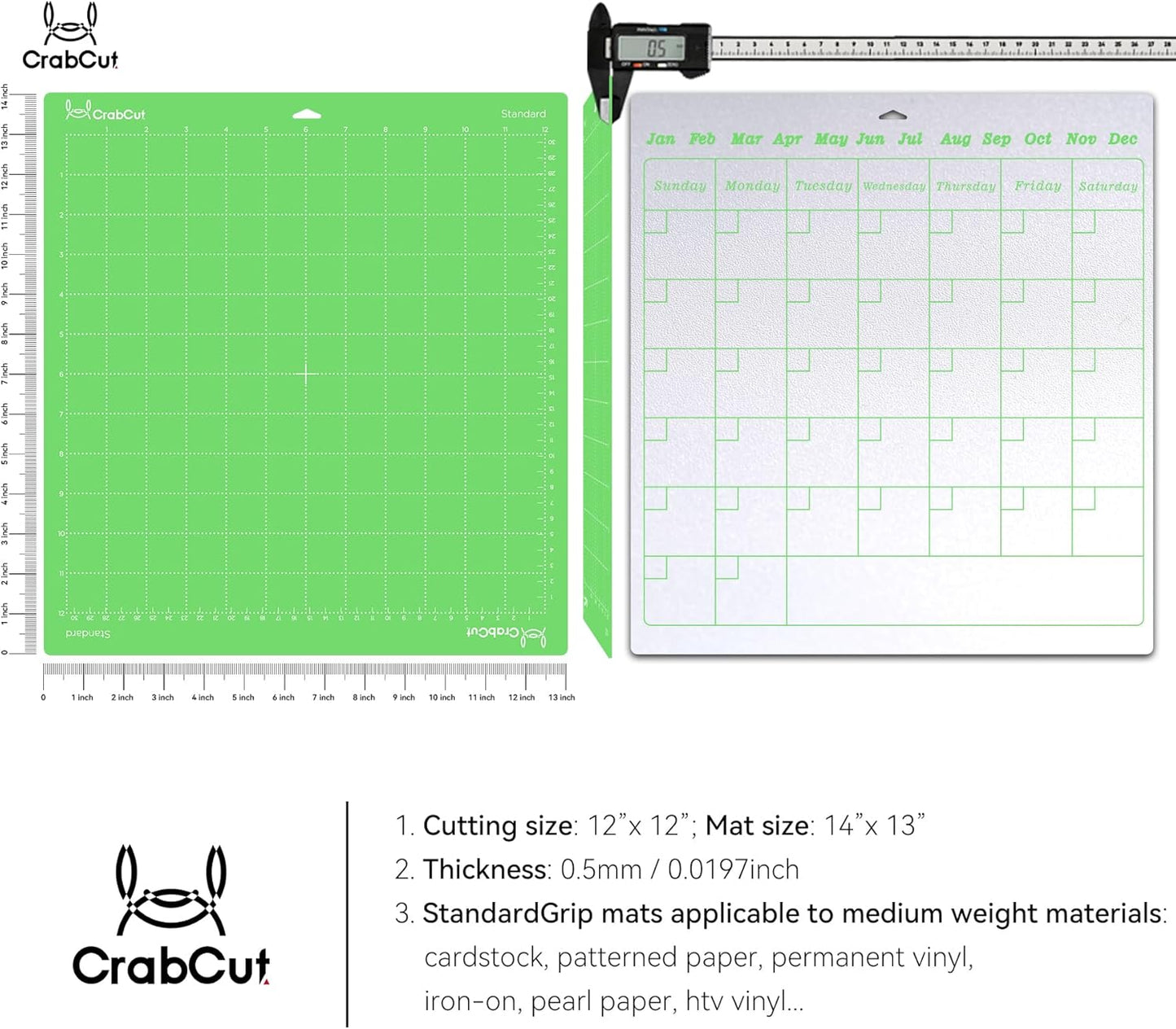 Cutting Mats for Cricut Maker 4/Explore 4/Maker 3/Explore 3/Explore Air 2 12x12 Inch 3Pack Pink FabricGrip Durable Long Lasting Ultra Strong Stickness Replacement Cut Mat for Cricut/Siser Juliet Romeo
