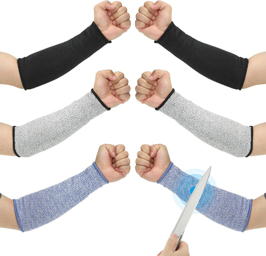 PATIKIL Cut Resistant Sleeve, Arm Safety Protectors Sleeves Forearm Sleeve HPPE Level 5 Protection