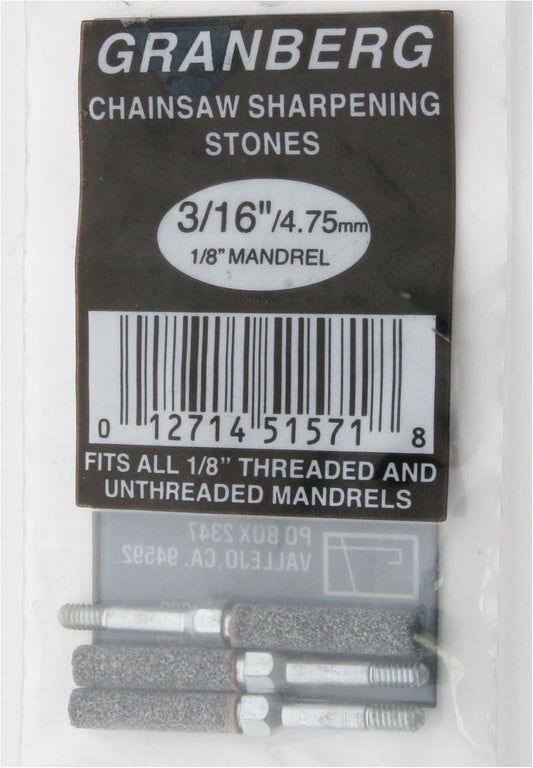 Granberg Threaded Grinding Stones - 5/32In. Width, 3-Pc. Set