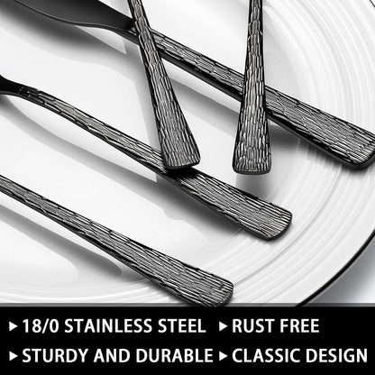 49-Piece Silverware Set with Organizer, Heavy Duty Stainless Steel Flatware Set for 8, Cutlery Utensil Sets with Steak Knives, Rust-proof, Mirror Polished, Dishwasher Safe, Heavy Duty