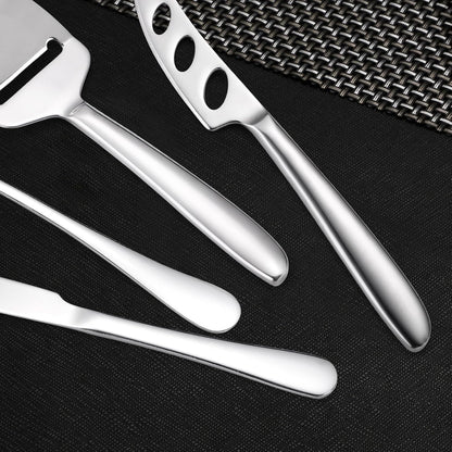 Copper Cheese Knives Set 7 Pieces Stainless Steel Kitchenware Utensils Gadgets 7 Pieces Cheese Knife,Cheese Spreader,Cheese Forks,Cheese Slicer,Cheese Cutter,Butter Knife