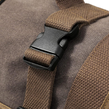 Wrench Tool Roll, Heavy Duty Waxed Canvas Multi-purpose Tool Pouch Bag With 25 Pockets, Easy Storage, Durable (Khaki)