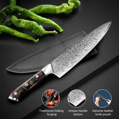 Kitchen Utility Knife,6 Inch Class Damascus Chef Knife,Japanese Petty Paring Knife