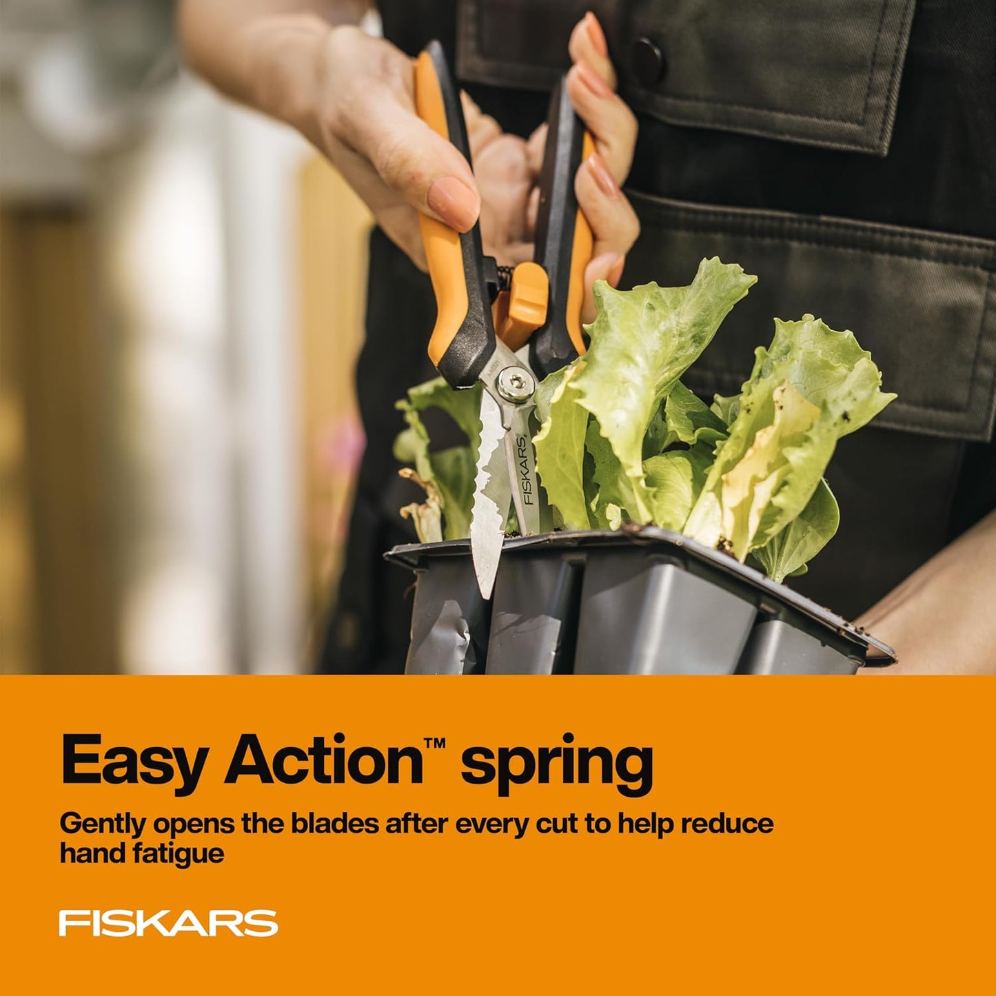 Fiskars Garden Scissors, 7-in-1 Garden Shears Multi-Tool with Sheath, Great for Plant Trimming, Cutting Nursery Pots, Bags, and Wire