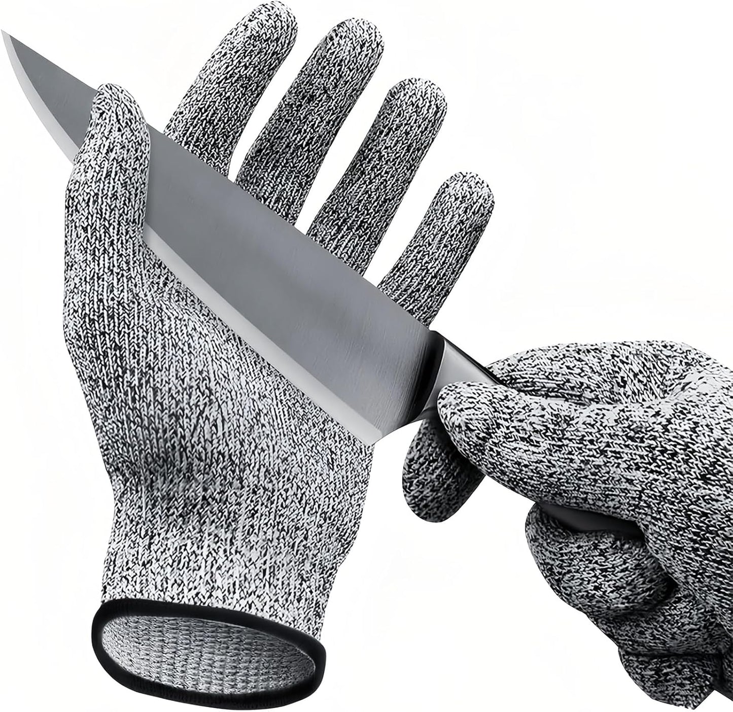 ANSI A9 Cut Resistant Gloves,Cut Resistant Work Gloves,Cut Proof Gloves Nitrile Coated For Metal Fabrication,Woodworking, Construction,Touch Screen,Large