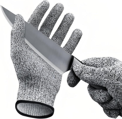 ANSI A9 Cut Resistant Gloves,Cut Resistant Work Gloves,Cut Proof Gloves Nitrile Coated For Metal Fabrication,Woodworking, Construction,Touch Screen,Large