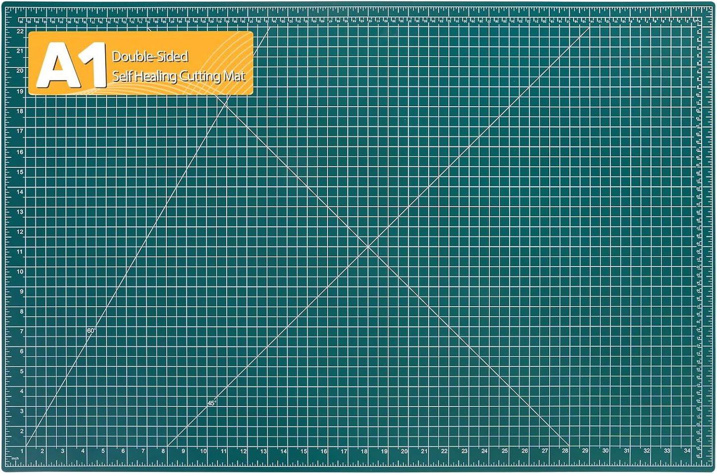 Foldable Self Healing Cutting Mat, 17" x 11", Rotary Cutting Mat for Sewing, Quilting, Scrapbooking, Craft Cutting Board for Hobby Use(A3)