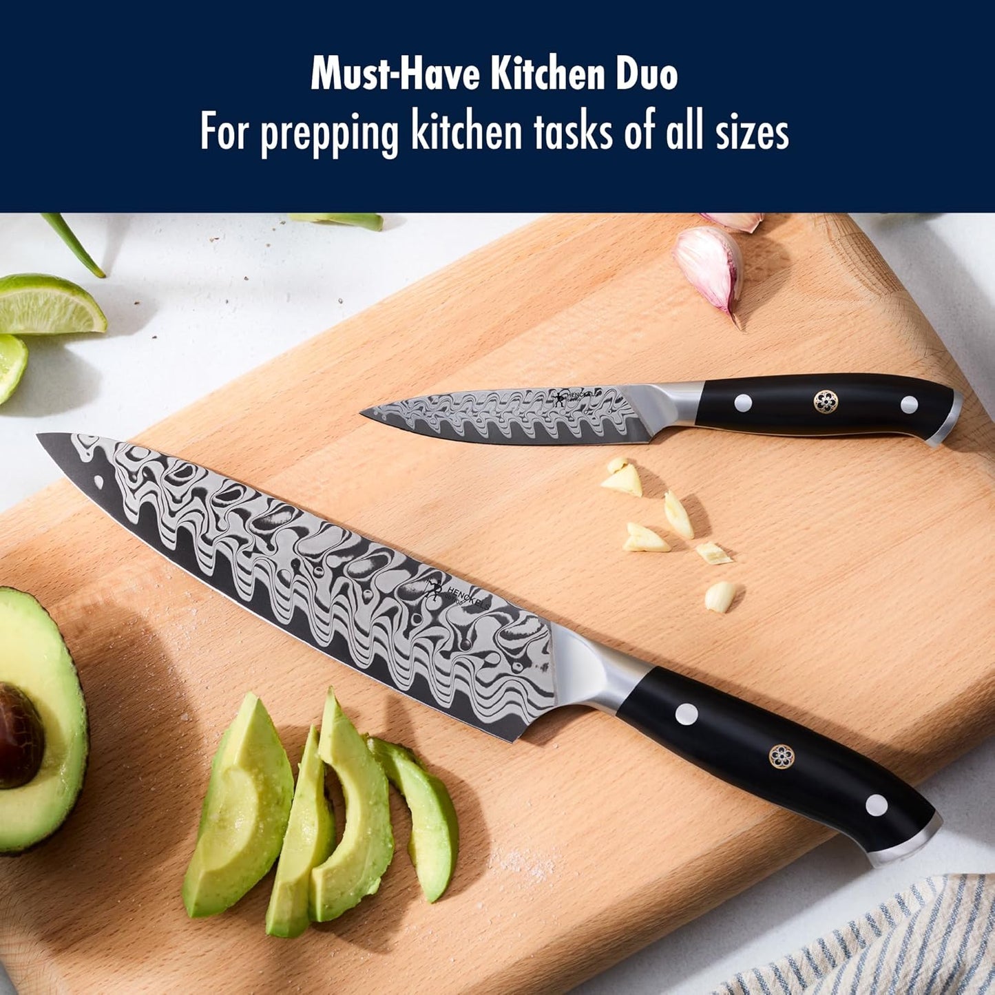 HENCKELS Compass Damascus 8-inch Damascus Chef's Knife