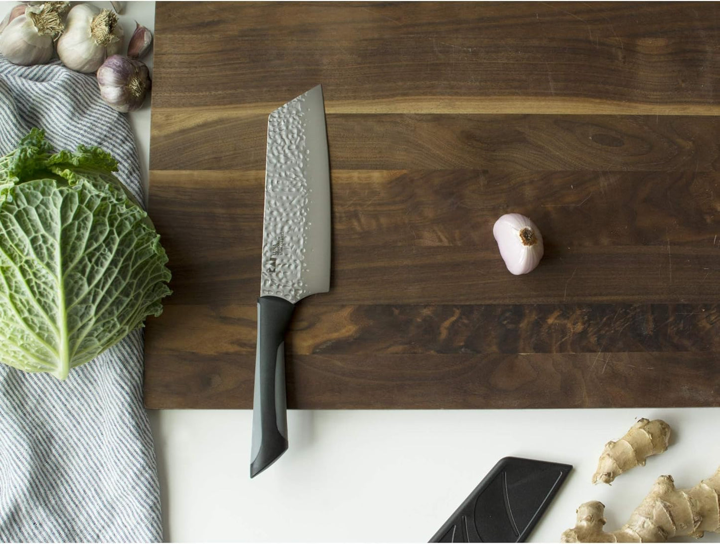 Kai Luna Multi-Utility Knife 6", Narrow, Straight-Bladed Kitchen Knife Perfect for Precise Cuts, Ideal for Preparing Sandwiches or Trimming Vegetables, Hand-Sharpened Japanese Knife