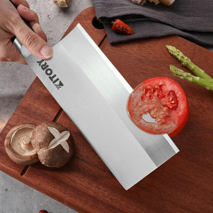 Kitory Slicing Carving Knife - 12" Brisket Knife - Pakka Wood Handle - Forged German High Carbon Steel Granton Blade, BBQ, Grilling Gifts For Men -Metadrop Series