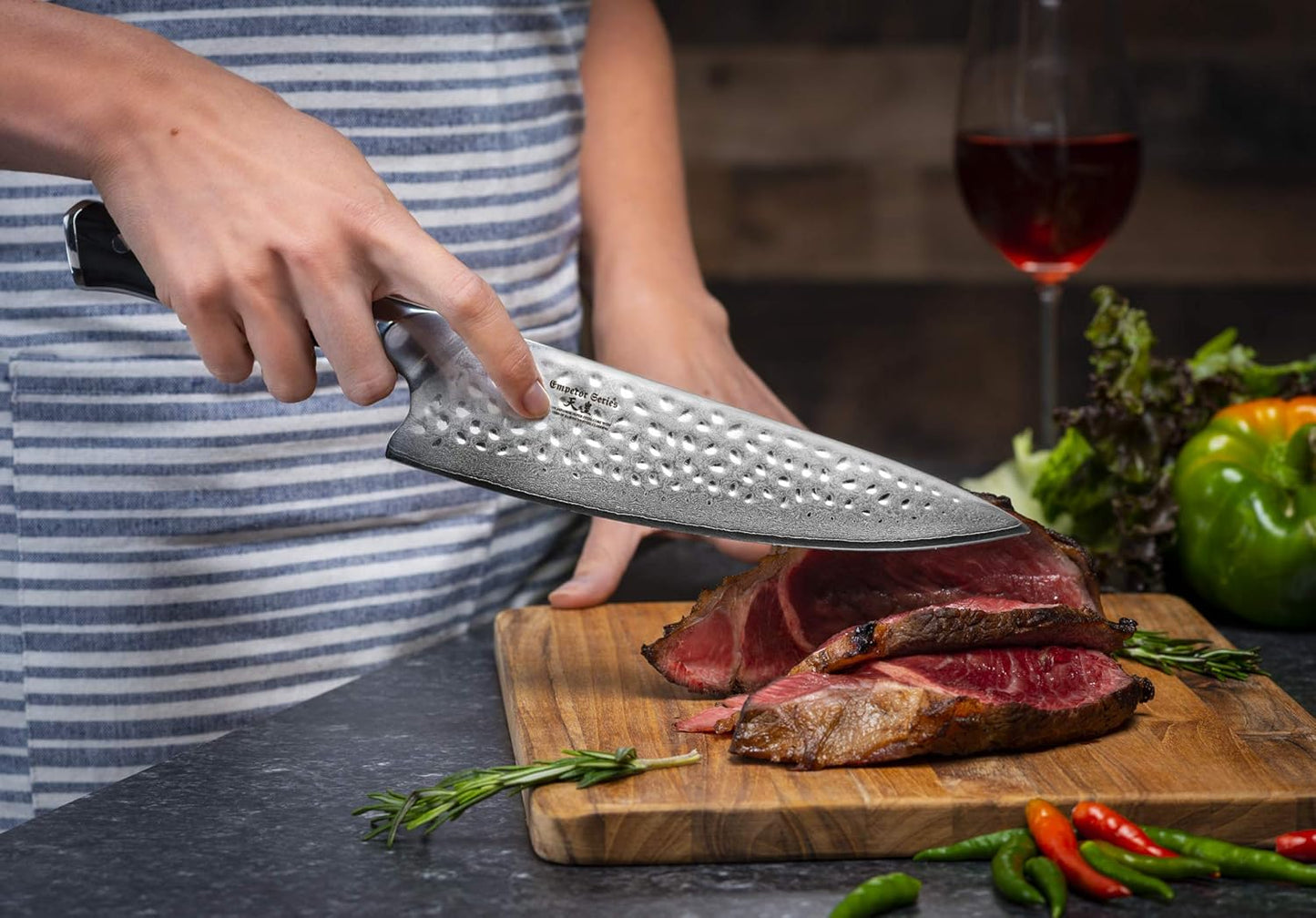 Regalia Paring (Petty) Knife 3.5 inch: Japanese AUS10 Super Steel 67 Layer High Carbon Stainless Damascus Steel Peeling Utility knives
