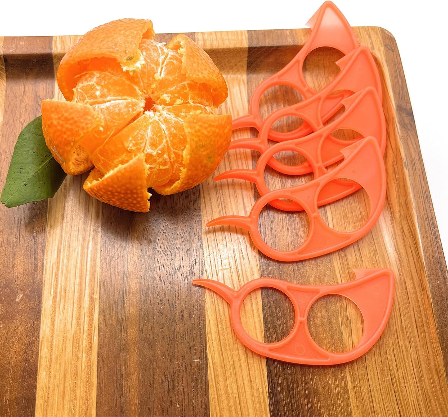 5 Pack Dual-Ring Citrus Fruit Orange Peeler Tool, Pomegranate Openner, Easy Cutter Remover Peeler Kitchen Accessories Replacements for Knife Tool Kitchen Gadget