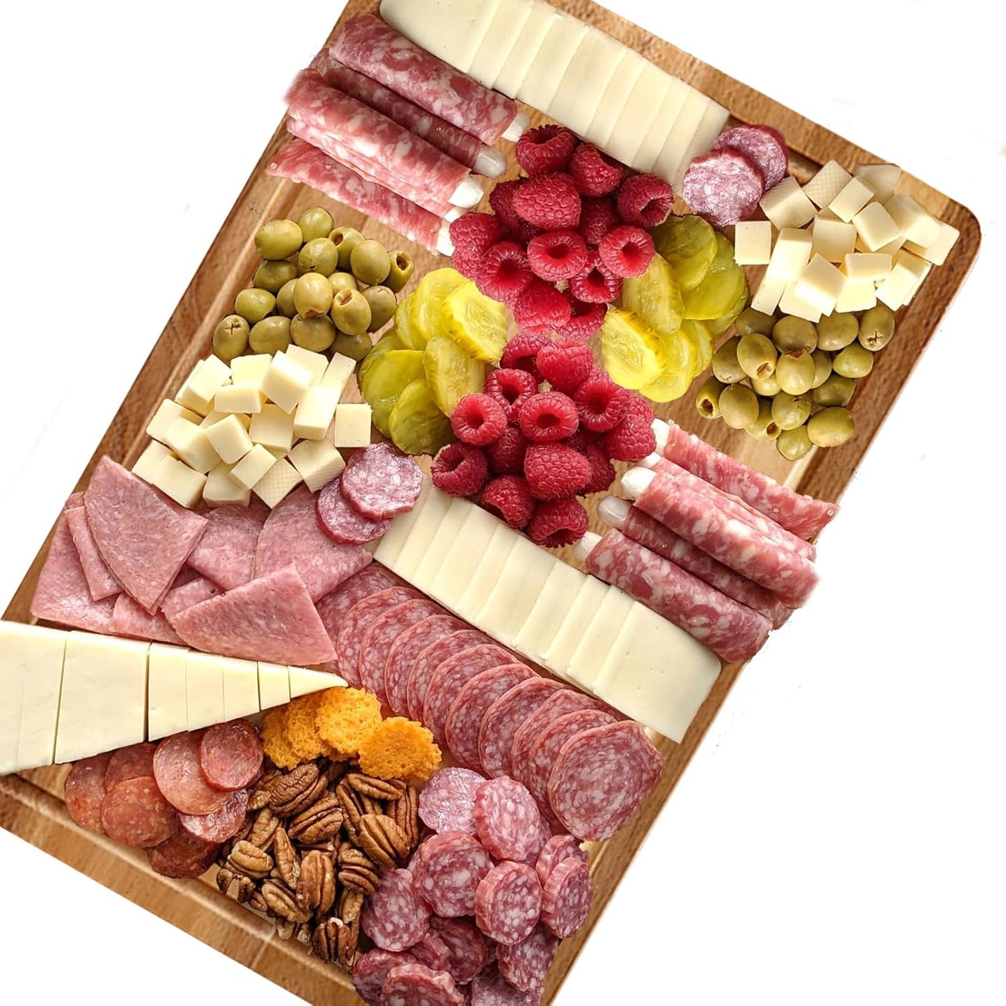 GAOMON 20 x 15 In Extra Large Acacia Wood Cutting Board, 1.5" Thick Kitchen Cutting Boards with Handle & Juice Groove, Butcher Block, Wooden Carving Board for Meat and Chopping Vegetables