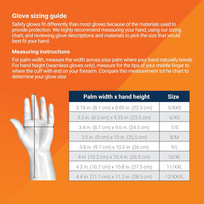 HexArmor Chrome SLT Goatskin Work Gloves, Oil & Slip Resistant, Cut-Resistant (ANSI A4–A9), Impact & Non-Impact