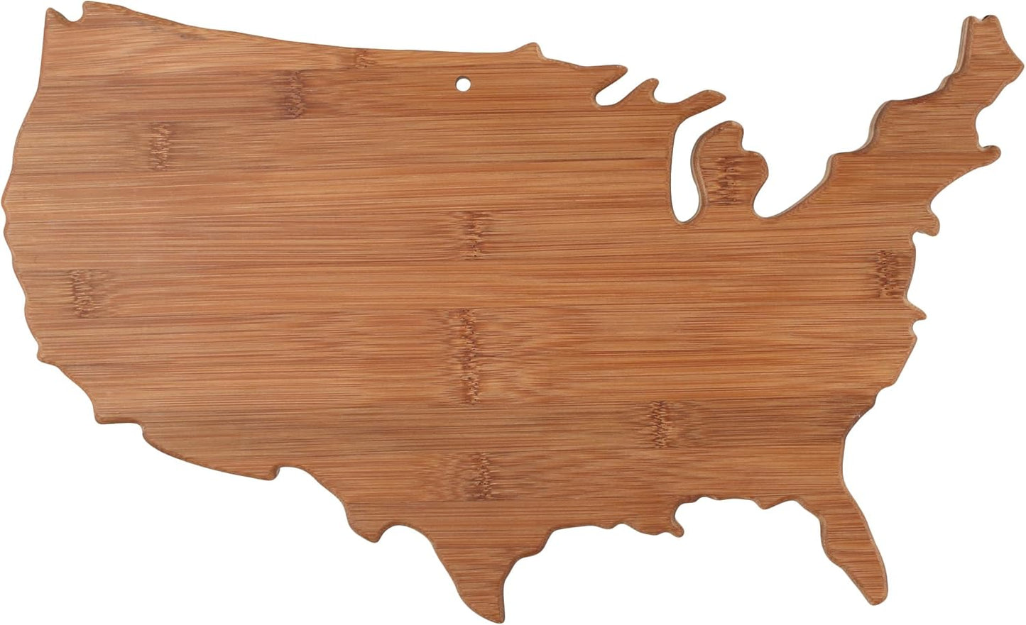 Totally Bamboo Oklahoma State Shaped Bamboo Serving and Cutting Board
