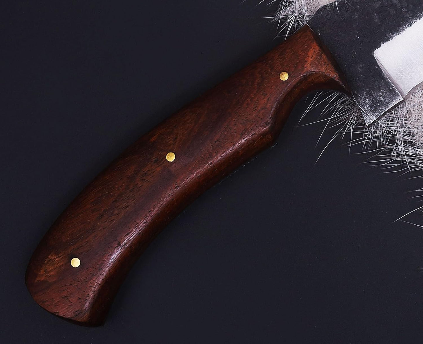Damascus Steel Bushcraft Knife with Leather Sheath – 6" Fixed Blade Hunting Knife with Sheath for Men – Tactical Survival & Camping Knife for Outdoor Adventure