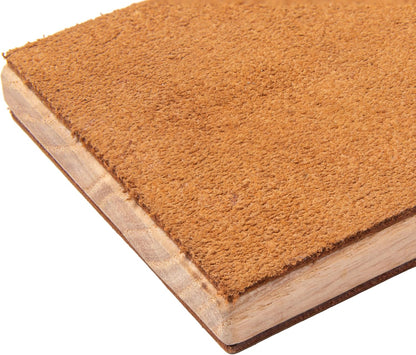 BPSKNIVES Knife Polishing Board for Careful Blade Polishing and Final Edge Refinement, Leather Strop with Polishing Compound for Knife Maintenance