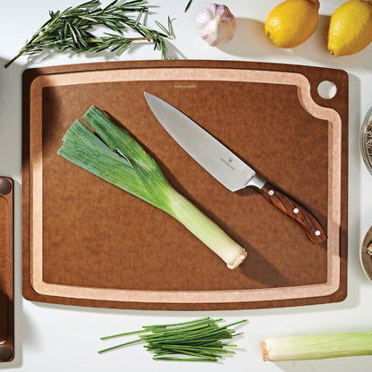 Epicurean Gourmet Series Cutting Board with Juice Groove, 19.5-Inch by 15-Inch, Natural/Slate