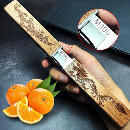 Generic Samurai Knives 2 in 1, Dual Blade Chef Knife Set, Dragon & Phoenix Double Blades, Perfect for Cutting Meat, Vegetables & Fruit