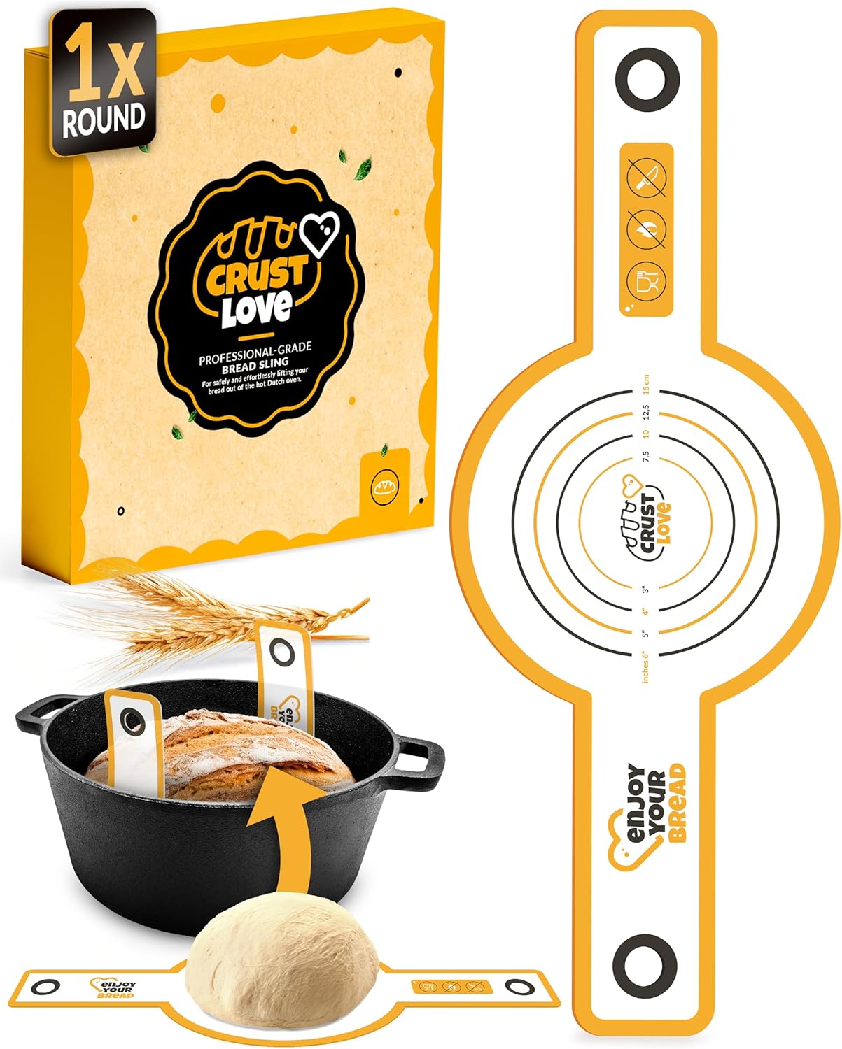 CRUSTLOVE 2pcs Set Bread Lame with 5 Blades – Sourdough Scoring Tool Set with Straight & Curved Scoring Knife for Sourdough and Bread Baking, Dough Scorer, Bread Scoring Tool, Bread Baking Supplies
