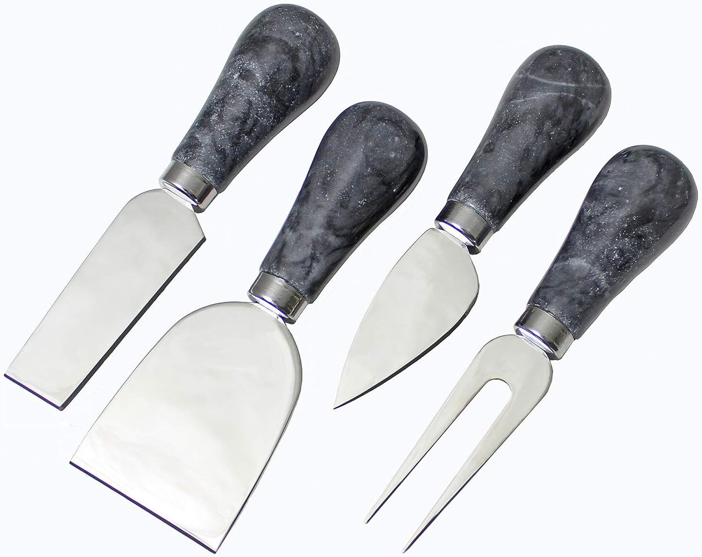 Prodyne Froma Cheese Knives, Set of 4, Black
