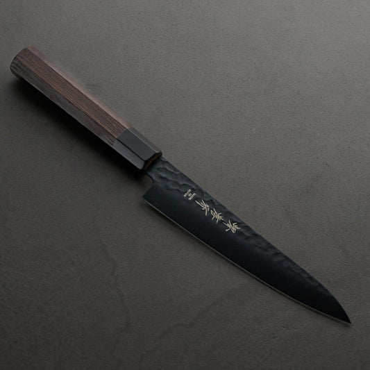 Sakai Takayuki/KUROKAGE Series VG-10 Hammered Paring Knife 150 mm/5.9" Black