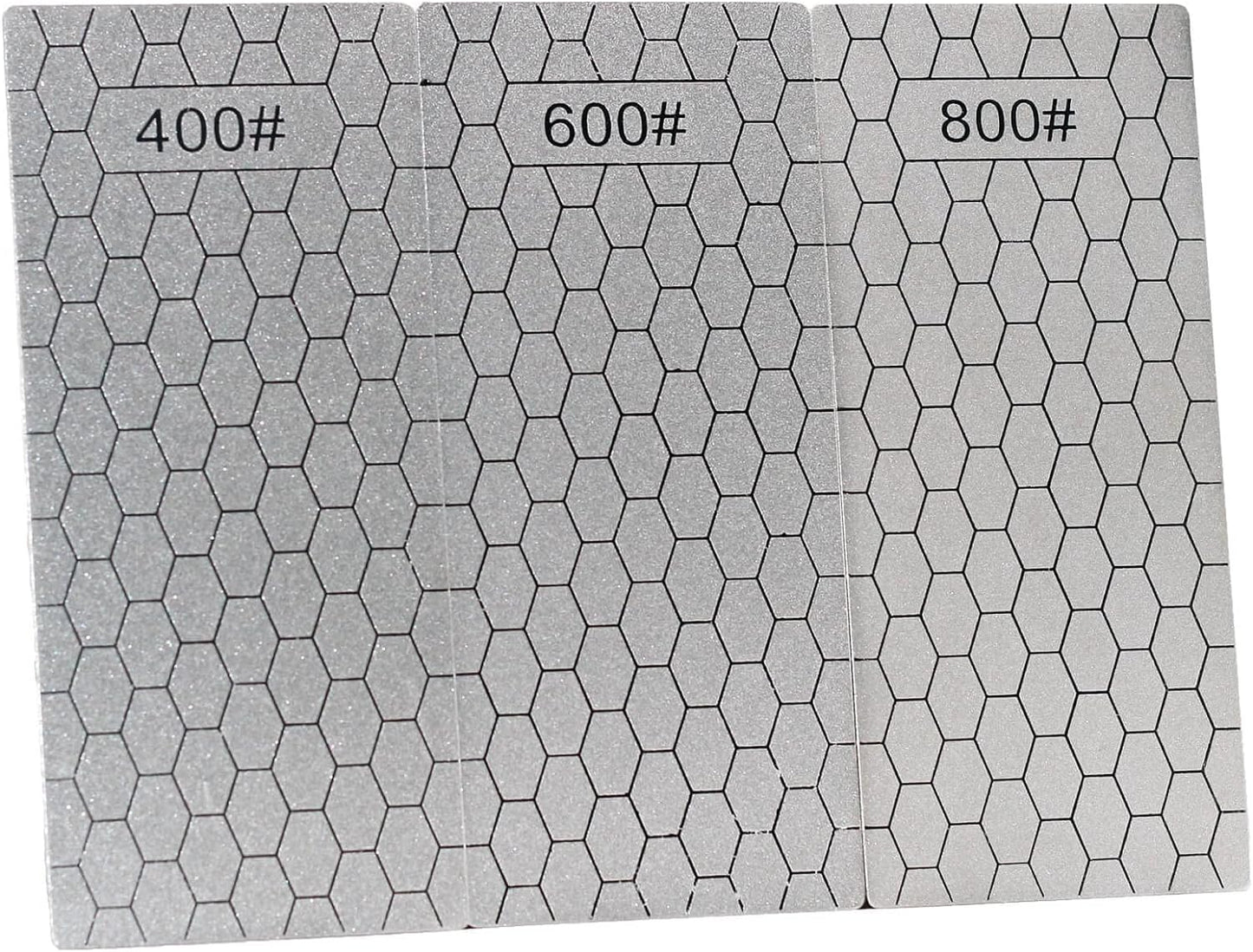 5 Pieces Diamond Sharpening Stone Set,Diamond Lapping Plate Coarse/Medium/Fine Grit Sharpener,400/600/800/1000/1200 Grit