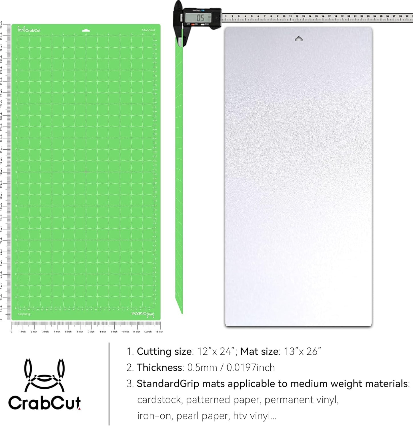 Cutting Mats for Cricut Maker 4/Explore 4/Maker 3/Explore 3/Explore Air 2 12x12 Inch 3Pack Pink FabricGrip Durable Long Lasting Ultra Strong Stickness Replacement Cut Mat for Cricut/Siser Juliet Romeo