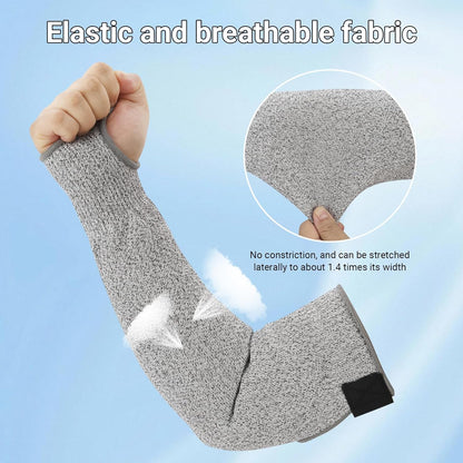 Cut Resistant Arm Sleeves, Protective Forearm Guards for Thin Skin, Gardening & Work 1 Pair